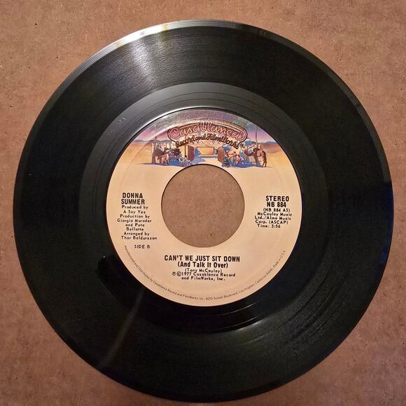 Other - Donna Summer can't we just sit down / I feel love vinyl 45 record